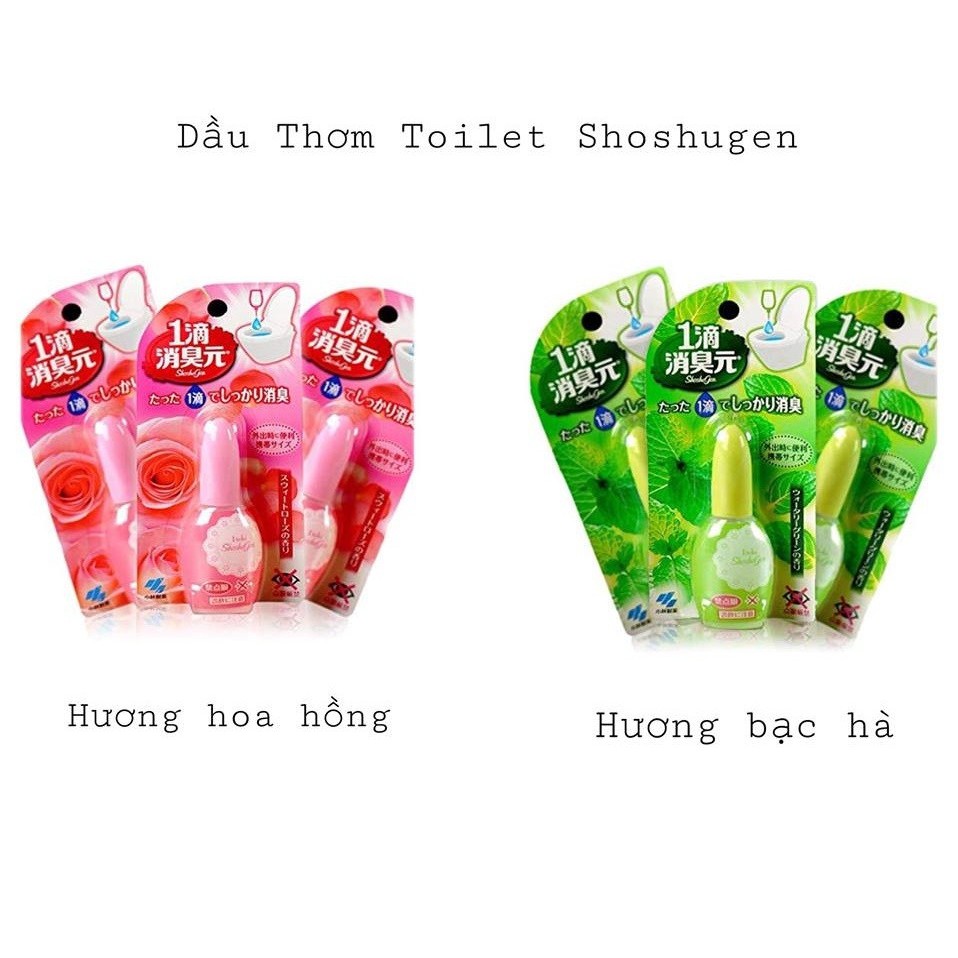NƯỚC NHỎ THƠM BỒN CẦU SHOSHUGEN KOBAYASHI 20ML NHẬT BẢN
