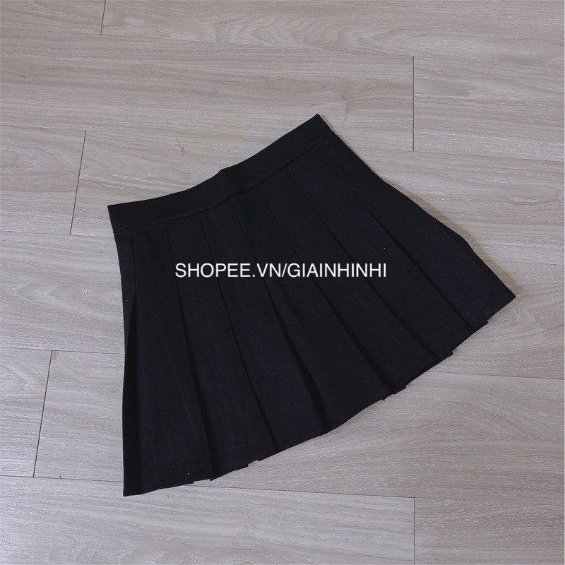 Chân váy tennis chất umi siêu dày dặn, Chân váy xếp ly cạp cao CV1063 - NhiNhiShop
