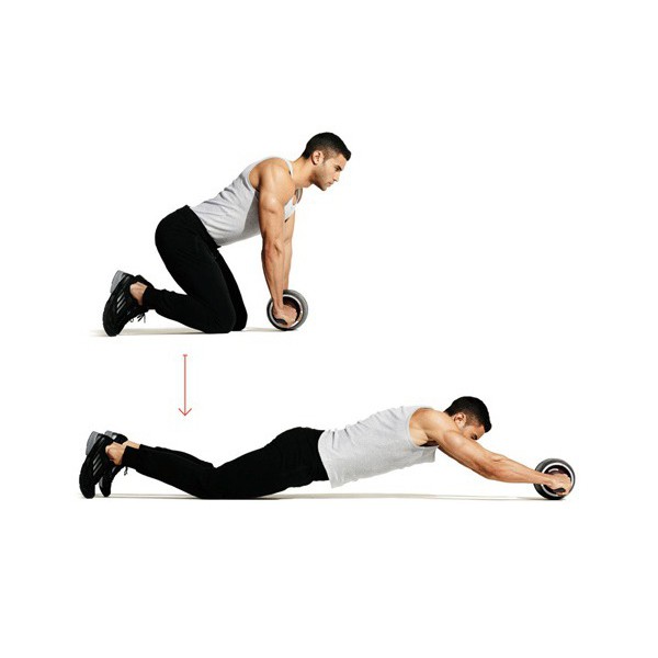 Con lăn tập bụng 1 bánh xe to 9cm