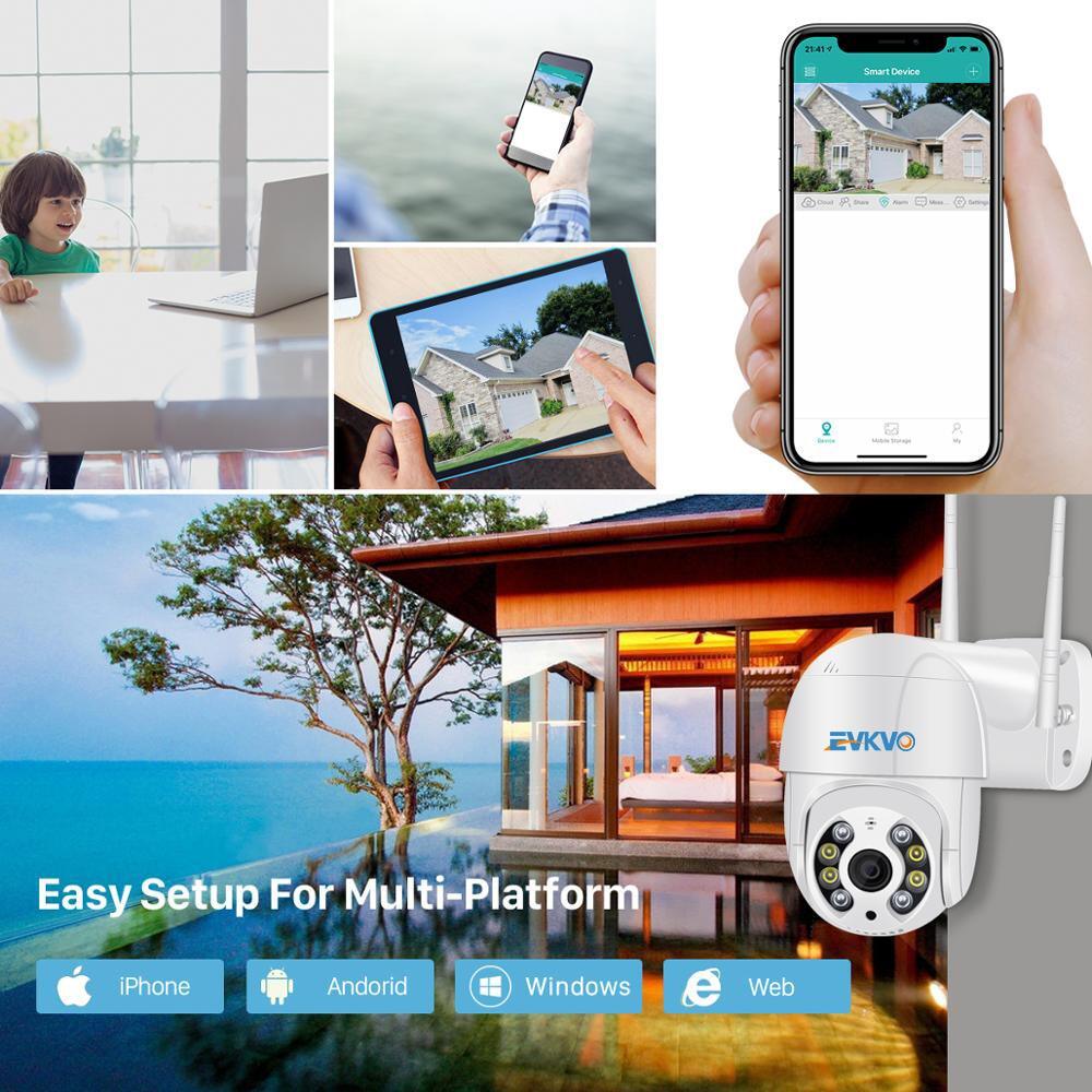 Camera PTZ WiFi Mini 3MP IP Âm Thanh Ngoài Trời Mây Onvif AI Theo Dõi Tự Động, Âm Thanh Đàm Thoại Lớn | BigBuy360 - bigbuy360.vn
