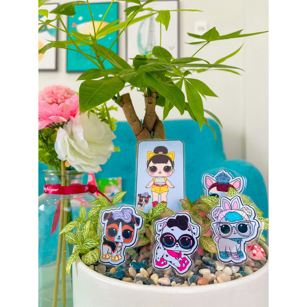 Búp bê LOL thời trang, Học liệu bóc dán thay đồ cho búp bê Chibi LOL