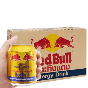 Thùng 24 lon nước tăng lực Redbull 250ml Việt Nam