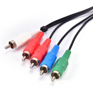 ECVN RCA Component /Composite Cable HD Audio Video Adapter for PS2 PS3 Playstation