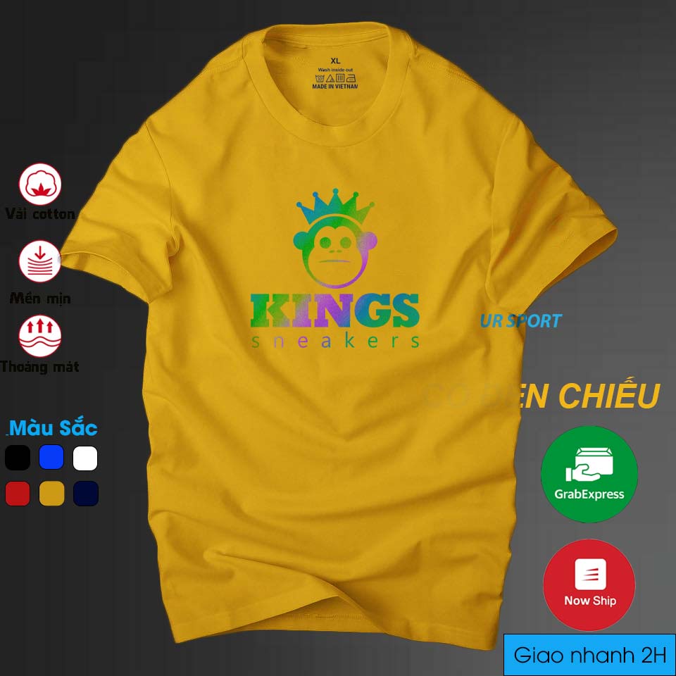 Áo thun nam Kings phản quang 7 màu đẹp cá tính | ursport