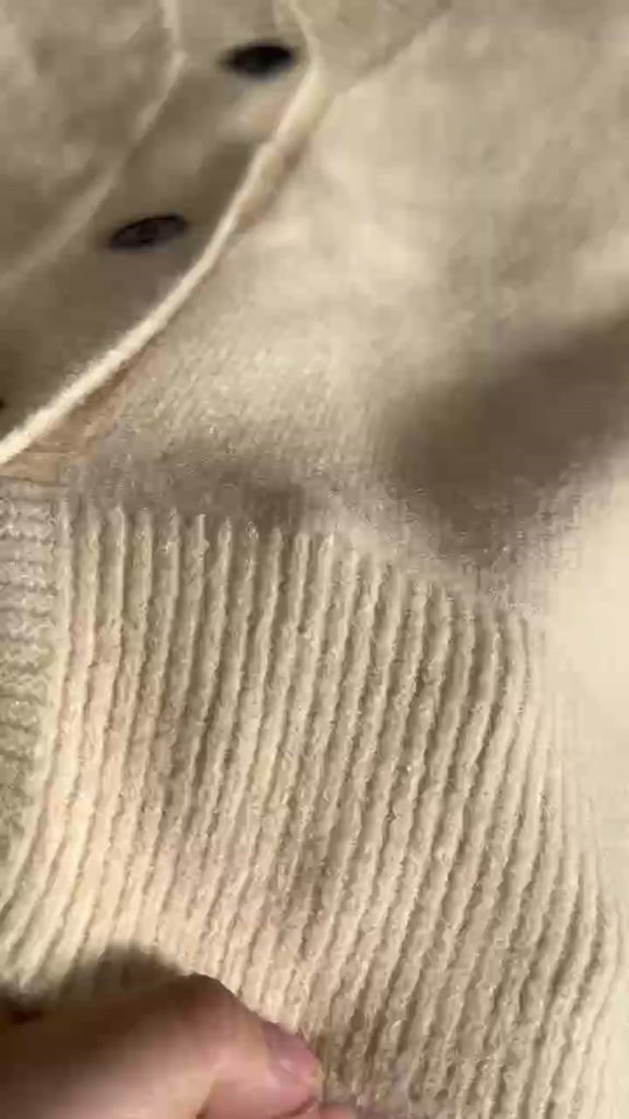 [Sẵn màu be] Áo khoác len cardigan chữ P dày đẹp phong cách Hàn Quốc mẫu mới | BigBuy360 - bigbuy360.vn