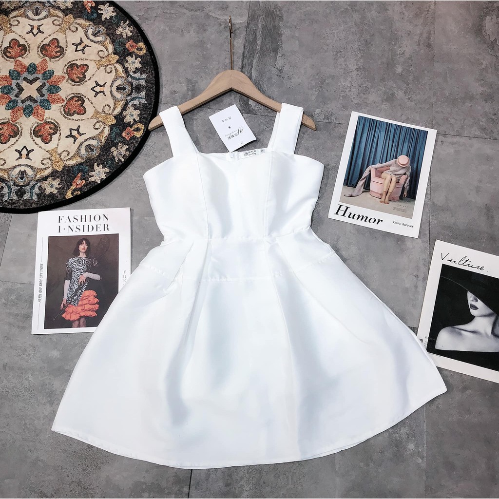 [Mã SKAMA06 giảm 8% tối đa 50K đơn 250K] VÁY 2 dây DÁNG XÒE ĐỆM NGỰC (kèm ảnh thật,video) | BigBuy360 - bigbuy360.vn