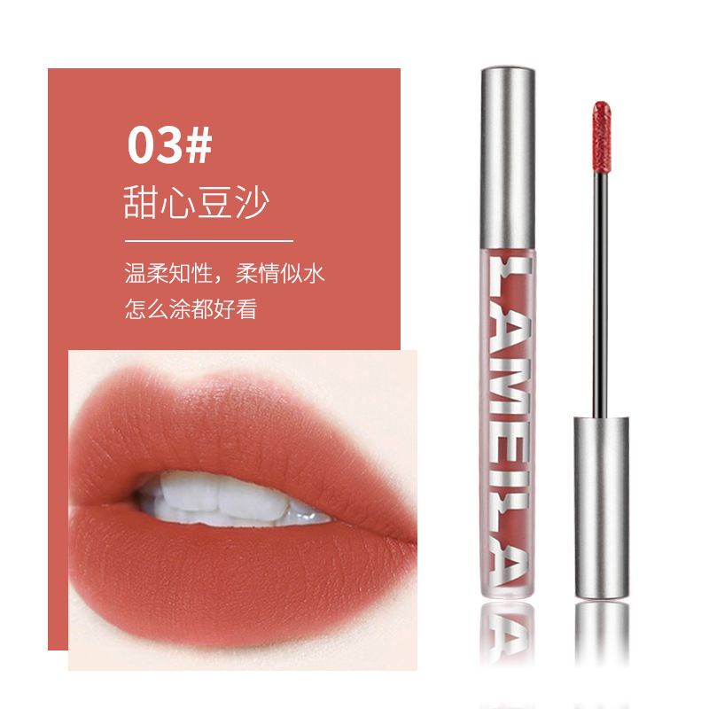 Son Tint Lì Nhung Mịn Lameila Guicami Novo Velvet Lip Glaze Lâu Trôi Dưỡng Ẩm Chống Thấm Nước