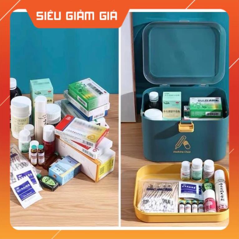 HỘP ĐỰNG THUỐC Y TẾ MEDICINE BOX SIÊU TIỆN DỤNG CHO GIA ĐÌNH