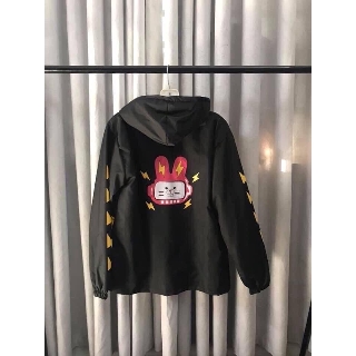 Áo Khoác Dù Unisex Hình Chuột Điện Free Size 70Kg Ảnh Thật AK02 TD Fashion
