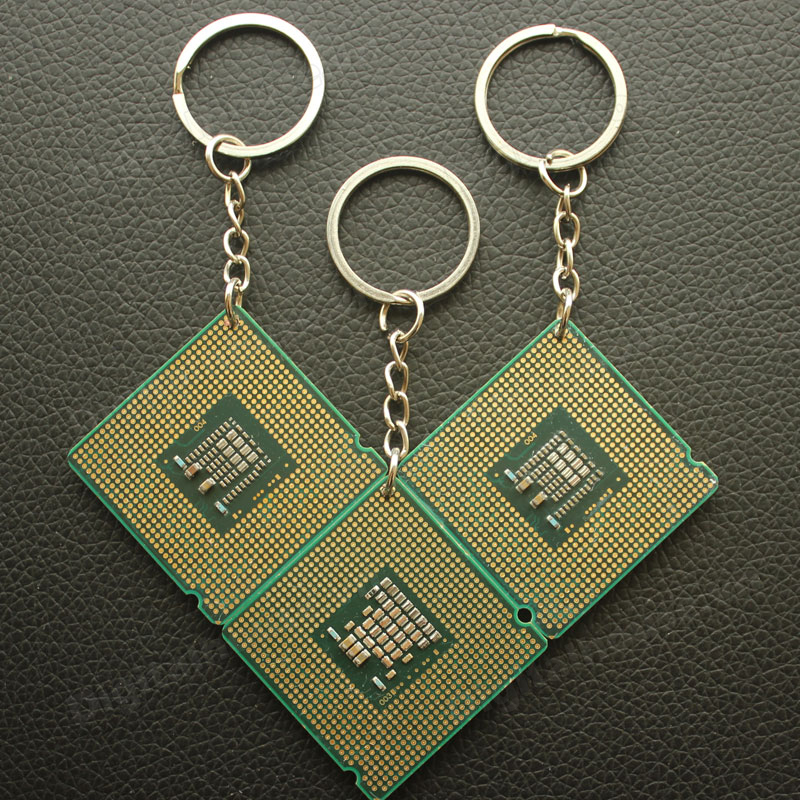 Móc khóa khắc Laser ROG Intel I9 10900k sáng tạo làm quà tặng khoa học
