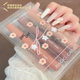 Set 3 son kem lì HOA ANH ĐÀO CHIC CHIC