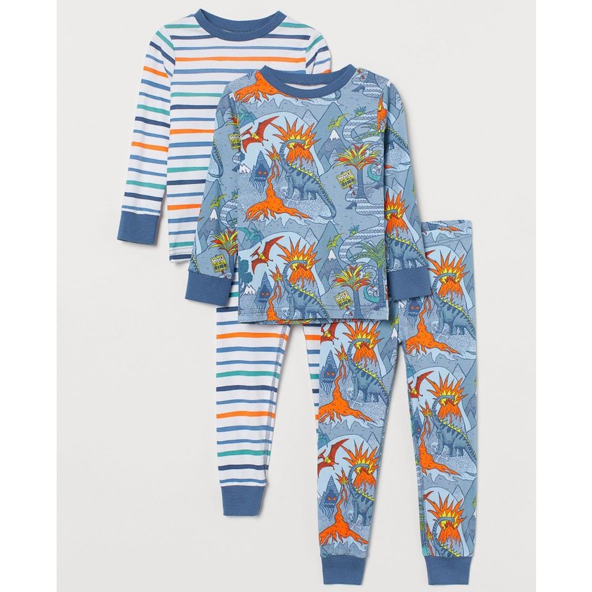 Bộ dài tay bé trai HM authentic