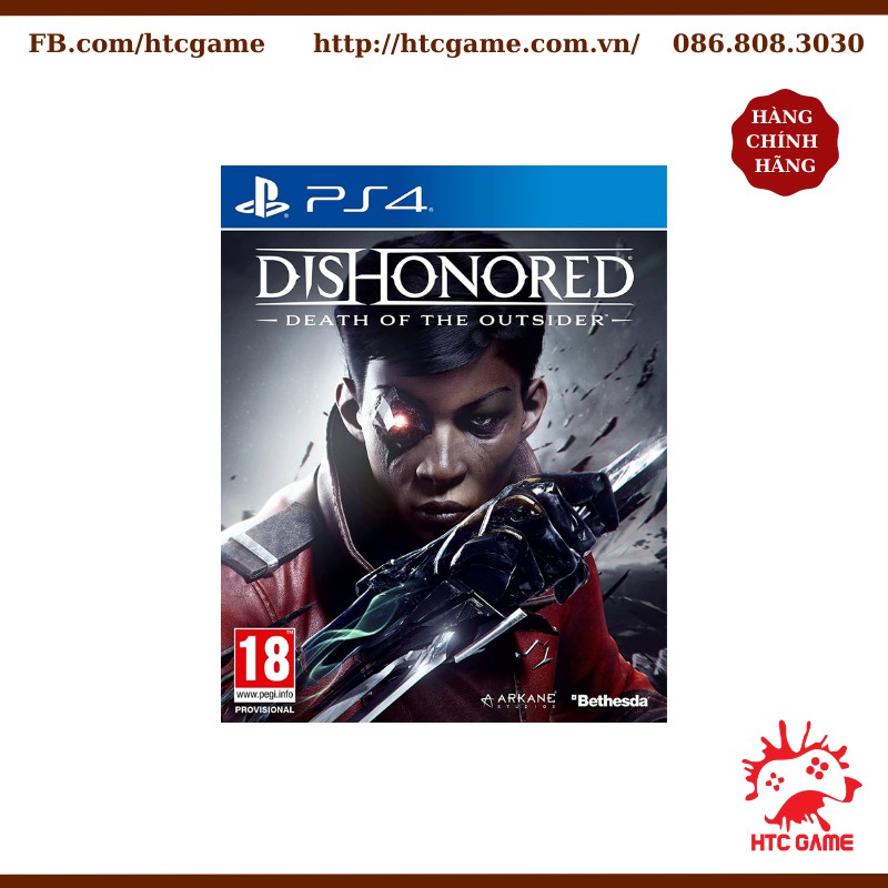 Đĩa game Dishonored : Death of the Outsider dành cho PS4 (2nd)