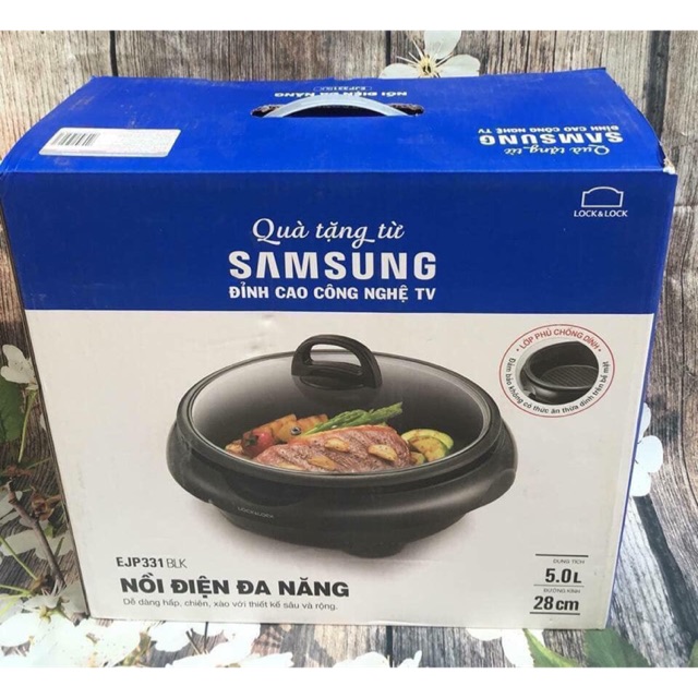 Nồi lẩu điện Lock&lock (quà tặng Samsung)