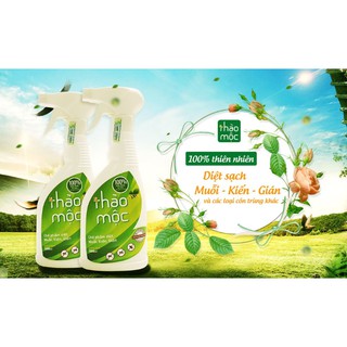 Bình xịt muỗi Thảo Mộc Plus - Số 1 Diệt Côn Trùng