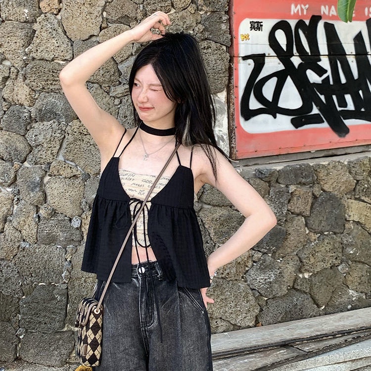Áo Hai Dây Dáng Ôm Thời Trang Mùa Hè Phong Cách Mới Dành Cho Nữ