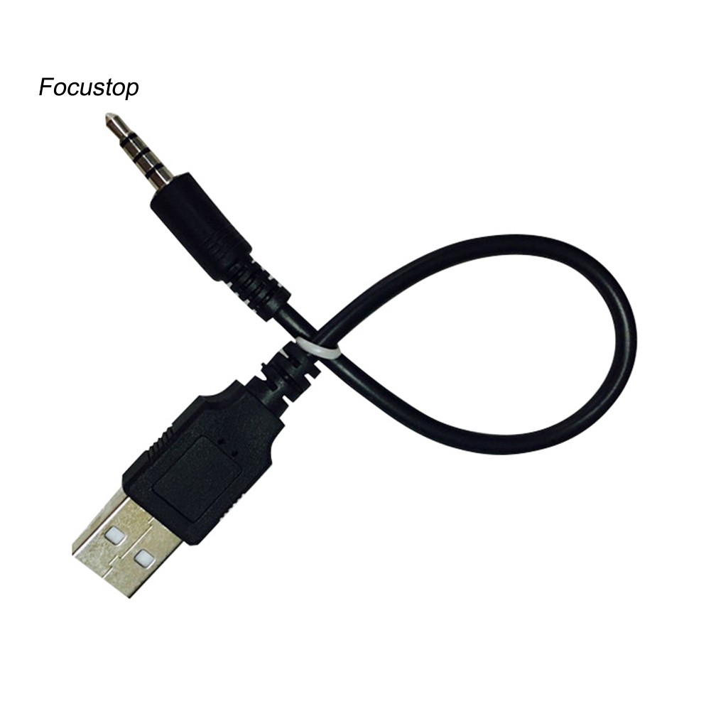 Dây Cáp Chuyển Đổi Âm Thanh Từ Đầu Cắm 3.5mm Sang Cổng Usb Aux Cho Mp3 Trên Xe Hơi