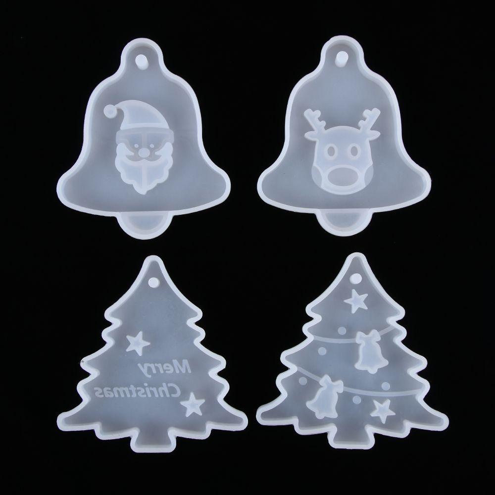 Khuôn Silicone Làm Trang Sức Hình Cây Thông Giáng Sinh