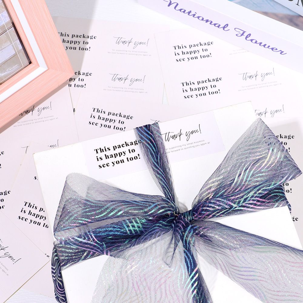 Set 30 nhãn dán in chữ Thank You độc đáo trang trí gói hàng ngày