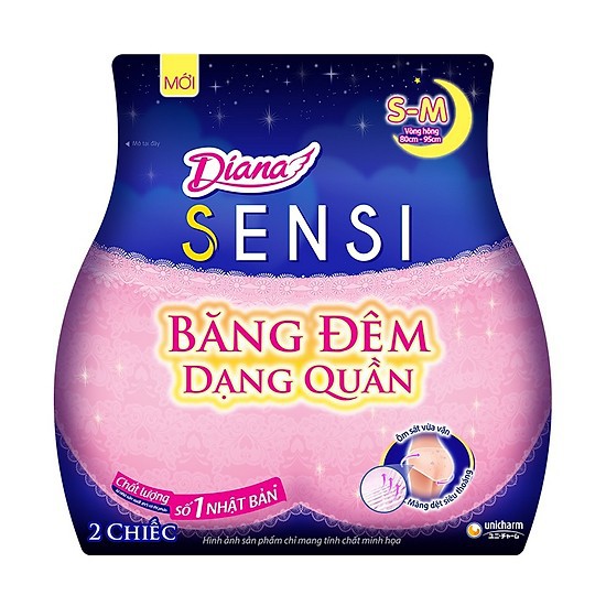 BVS Diana ban đêm dạng quần