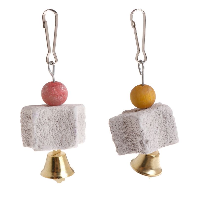 Đá Mài Răng Có Chuông Cho Vẹt Cưng