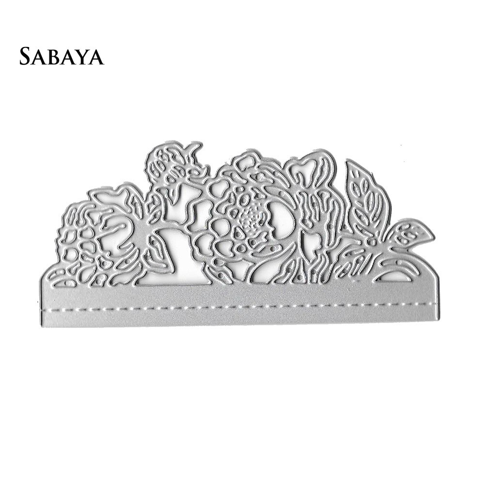 Khuôn cắt giấy làm từ kim loại hình hoa hồng trang trí thủ công