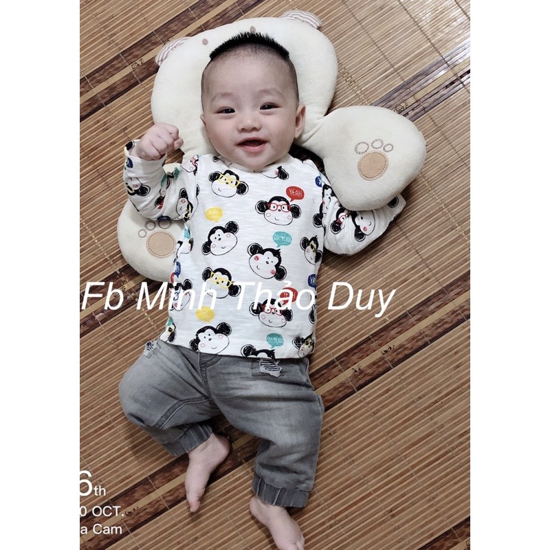 Quần jeans xám khói vs xám nhạt dư xịn bé trai