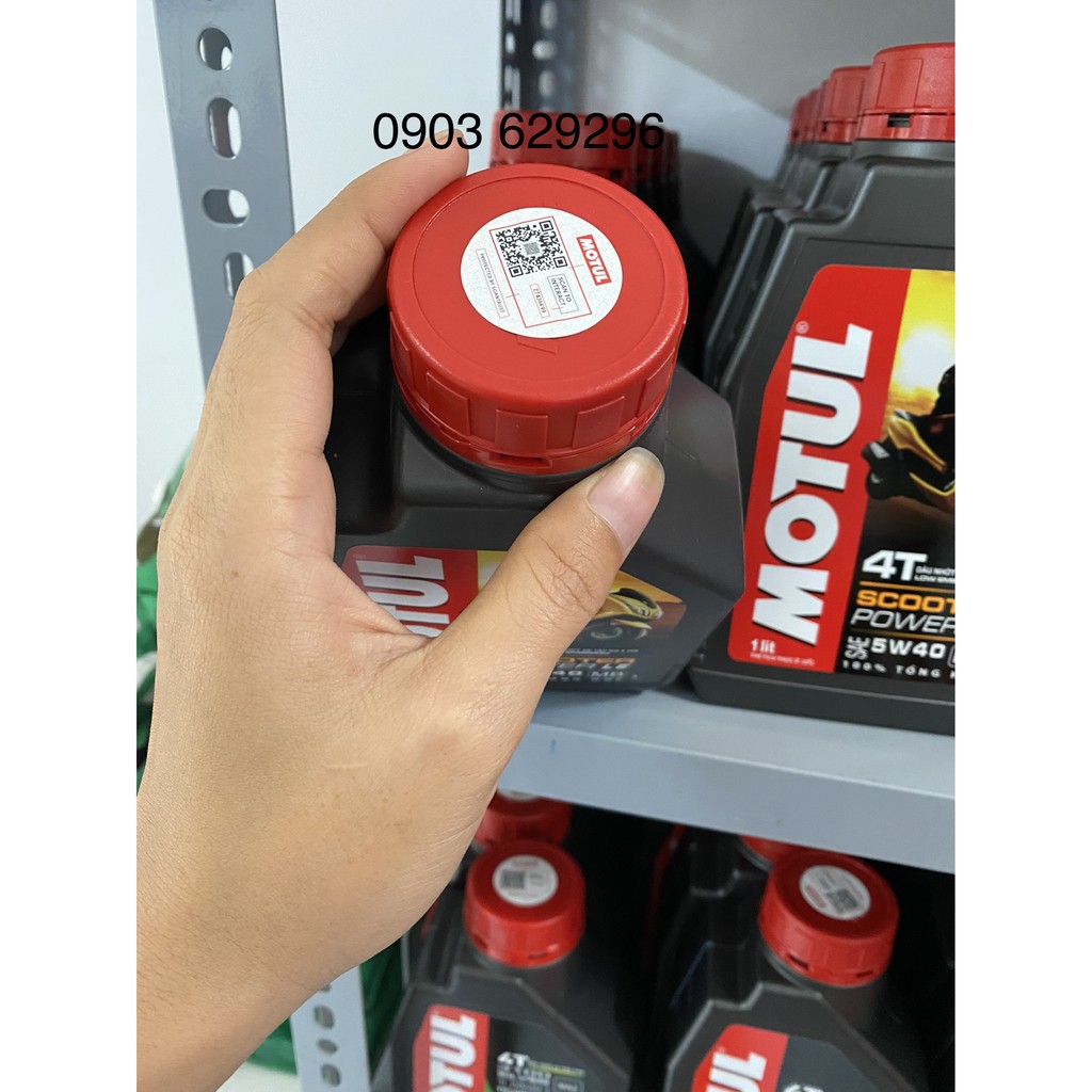 Combo Dầu 0.8lít Motul Scooter Power LE 5w40 + Nhớt Láp 150ml Liqui Moly 80w40 dành cho SH Việt Nam