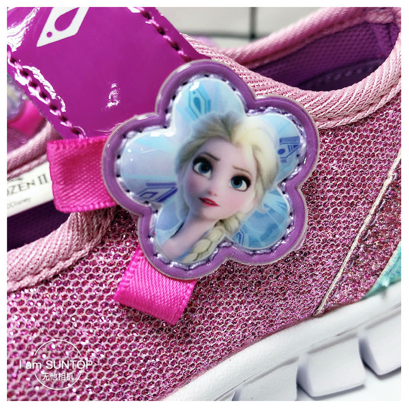 Giày Thể Thao Đế Bằng In Hình Công Chúa Elsa Phim Frozen 23-34