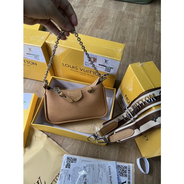 Túi Luôn Vui Tươi đeo kẹp nách hoặc đeo chéo túi lv hai bản dây đeo fullbox