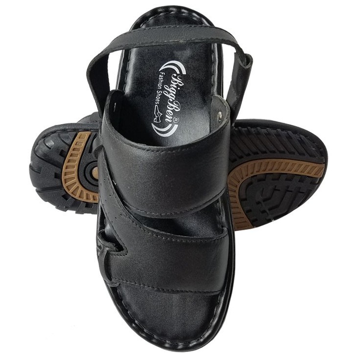 Giày sandal nam da bò thật BIGGBEN HKD431