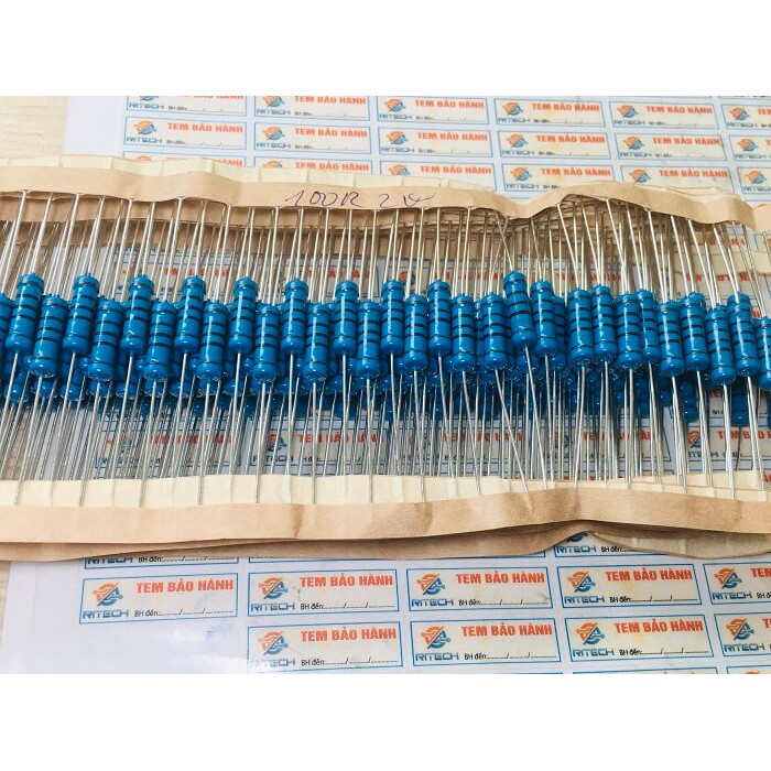 Combo 45 chiếc Điện trở công suất 100R 2W 5%