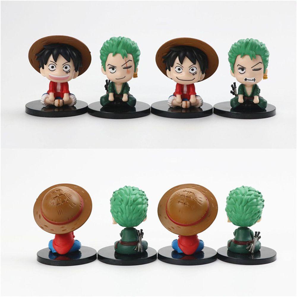 Rebuy1 Mô Hình Đồ Chơi Anime Luffy Zoro Mini Bằng PVC Mẫu Mới Làm Quà Tặng Giáng Sinh Cho Bé