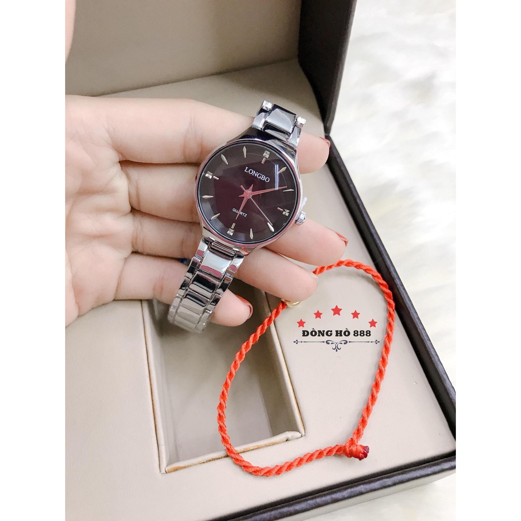 Đồng Hồ Nữ Nam LONGBO 1210 chống nước, chống xước + Tặng 1 vòng tỳ hưu 99k