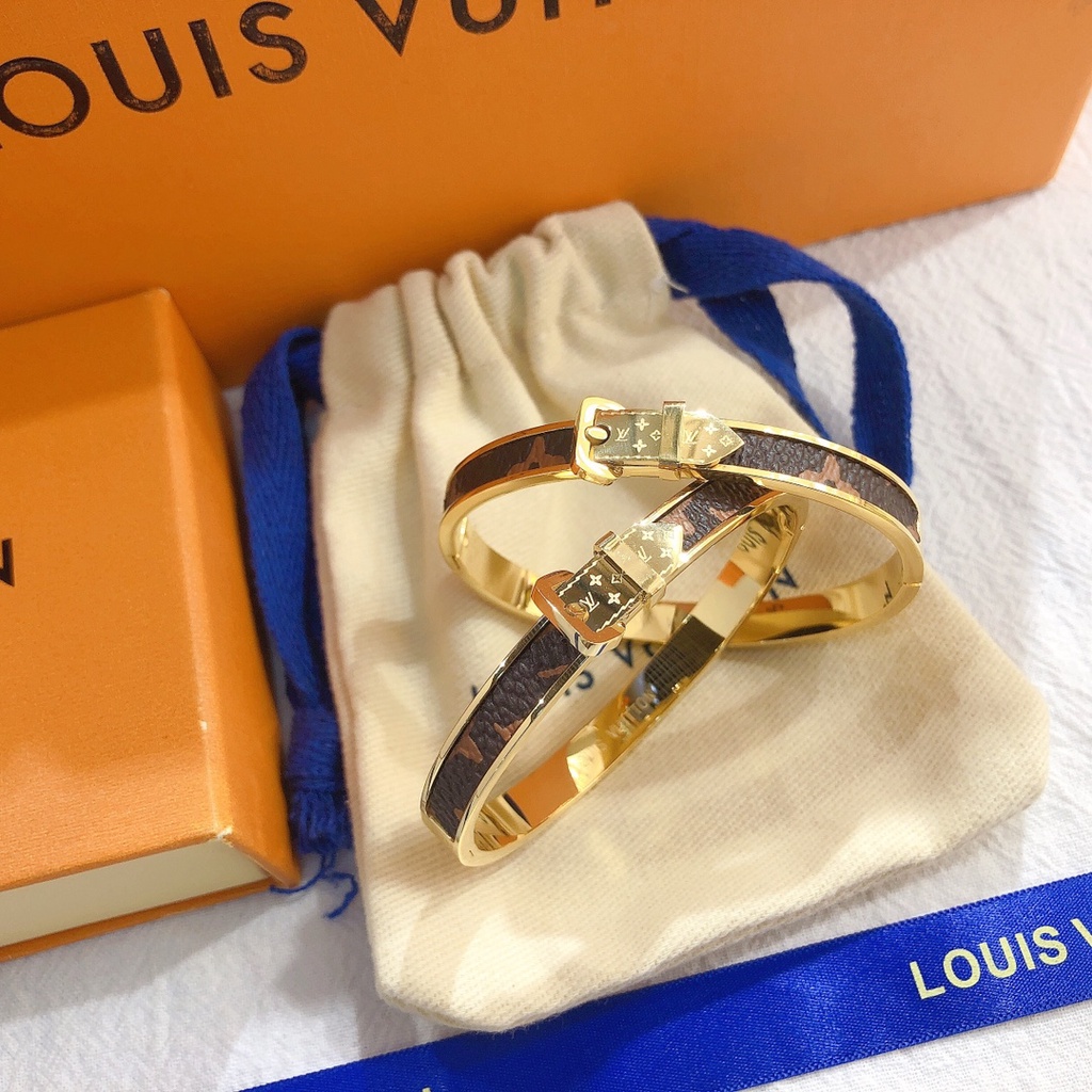 LOUIS VUITTON Vòng Tay LV Cao Cấp Thời Trang Cho Cặp Đôi