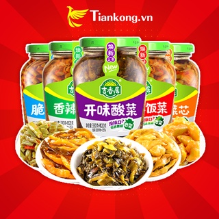 Rau củ muối chua cay 350g dai giòn, củ cải dưa muối trung quốc - tiankong