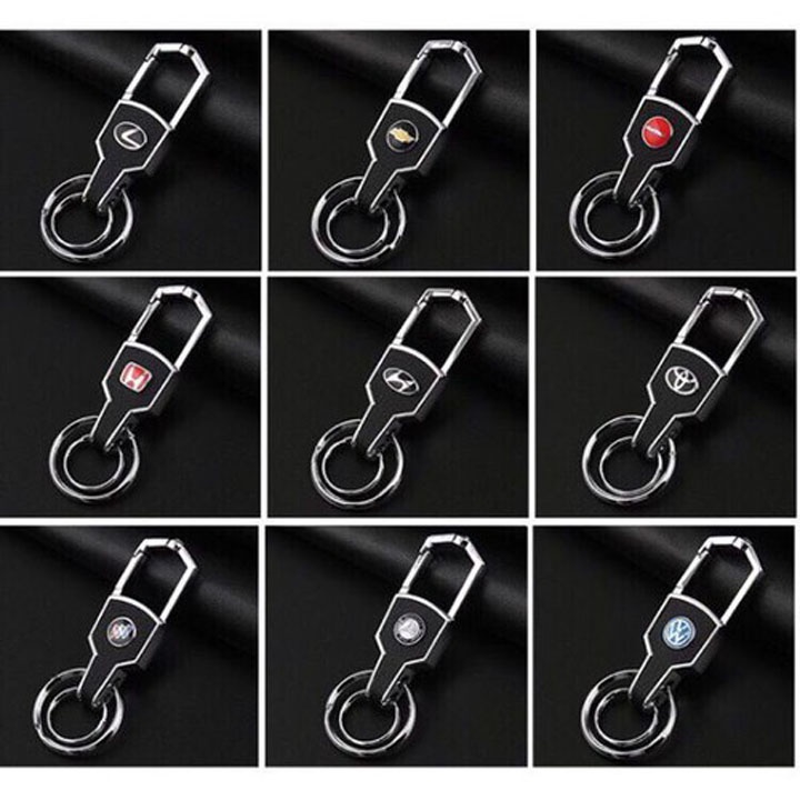Móc Treo Chìa Khóa Ô Tô, Móc Khóa Xe Toyota, Honda, Huyndai, Kia, Vinfast, Mazda, Mercedes, Ford, Mitsubishi