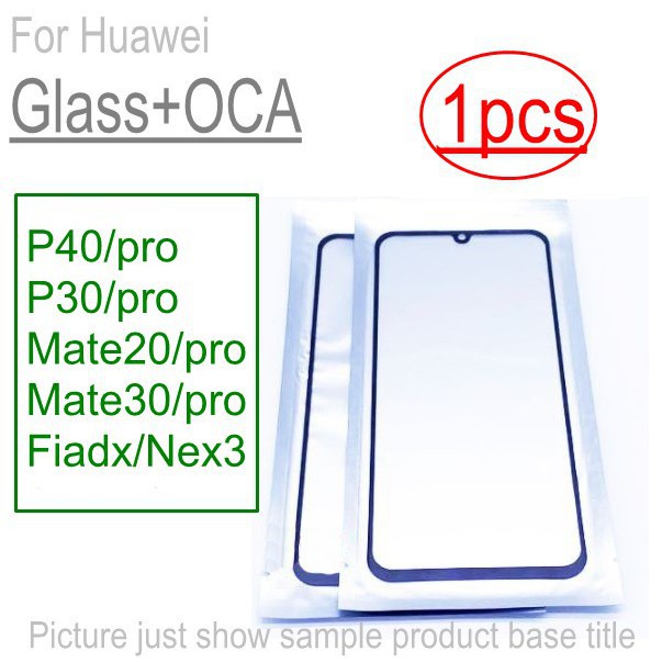 1 Kính Cường Lực + Coca Cola Màn Hình Cảm Ứng Cho Huawei P40 P30 PRO Mate 20 30 30pro 20pro Fiat NEX3