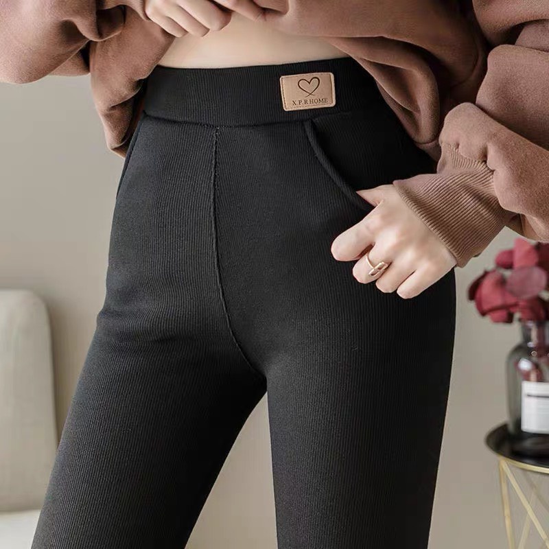 [ Giảm 10k đơn 50k] [SIÊU RẺ] Quần legging lót lông mềm mại nữ cạp cao giữ nhiệt tốt siêu ấm