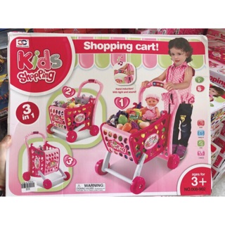 XE ĐẨy siêu thị cho bé gái