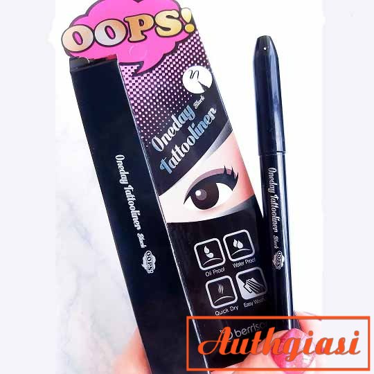 Dạ kẻ mắt siêu mảnh Berrisom Oops Oneday Tatoo Liner siêu chống trôi | BigBuy360 - bigbuy360.vn