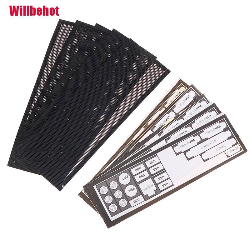 (Hot) Bộ 5 Tấm Lọc Bụi Pvc Cho Khung Máy Tính I / O | BigBuy360 - bigbuy360.vn