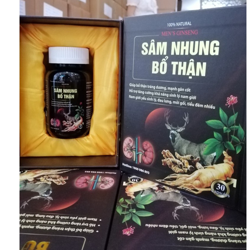 SÂM NHUNG BỔ THẬN - Cao cấp Bổ thận tráng dương mạnh gân cốt