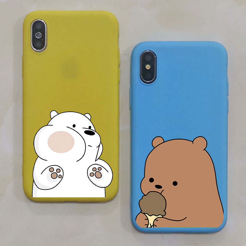 Huawei Y7 Prime Pro 2017 2018 2019 Vỏ điện thoại TPU mềm và dẻo Ba con gấu 3