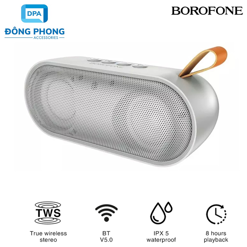 [Mã ELHACE giảm 4% đơn 300K] Loa Bluetooth Borofone BR8 Chính Hãng V5.0 True Wireless Stereo