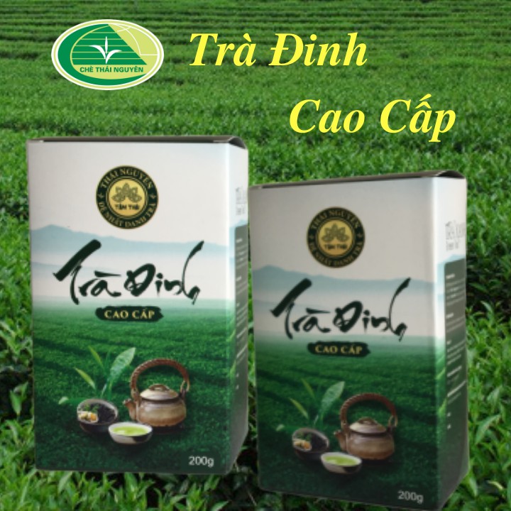 Trà Đinh Tân Cương, Thái Nguyên Thượng Hạng Hộp 200g Trà Xanh Tâm Thái H200g