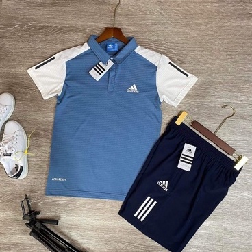 Bộ thể thao nam polo cổ đức, đồ bộ nam mùa hè chất thun kim cao cấp thầm hút mồ hôi cực tốt