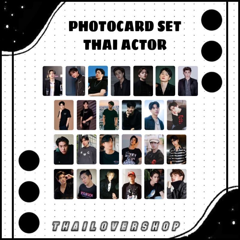 Ảnh thẻ in hình nhóm nhạc THAI ACTOR RAIKANTOPENI NANON CHIMON