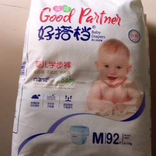 Bỉm quần good partner size m 92 miếng