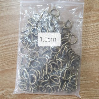 Set 5 bộ /10c Khoen chữ D loại tốt size từ 2cm đến 5cm